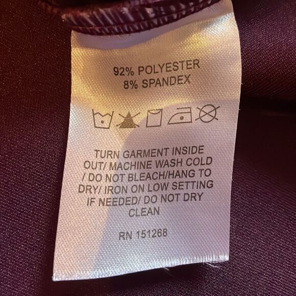 Nicole Miller Sport Purple Crewneck Pullover - Picture 5 of 6